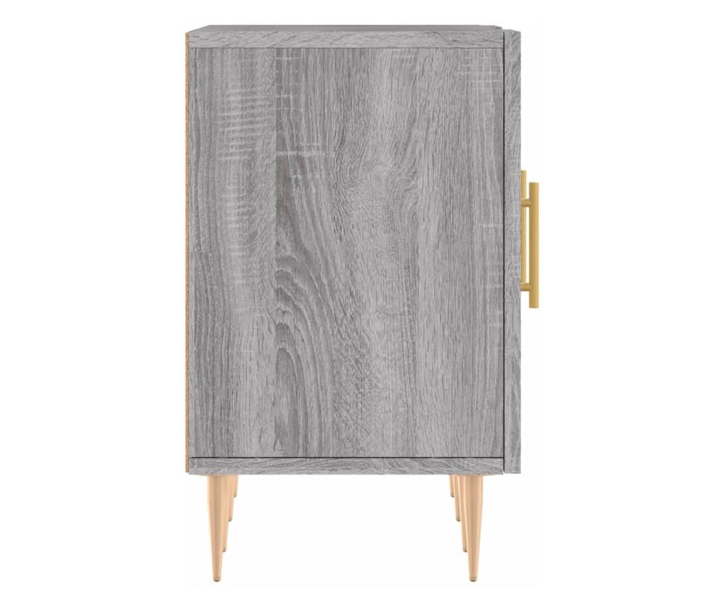 TV komoda, siva sonoma, 150x30x50 cm, kompozitno drvo - 7