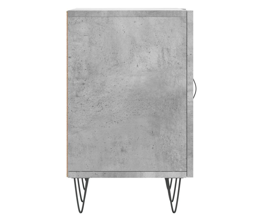 TV Ormarić, Betonsko siva, 150x30x50 cm, Kompozitno drvo - 7