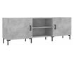 TV komoda, betonsko siva, 150x30x50 cm, kompozitno drvo thumbnail 2