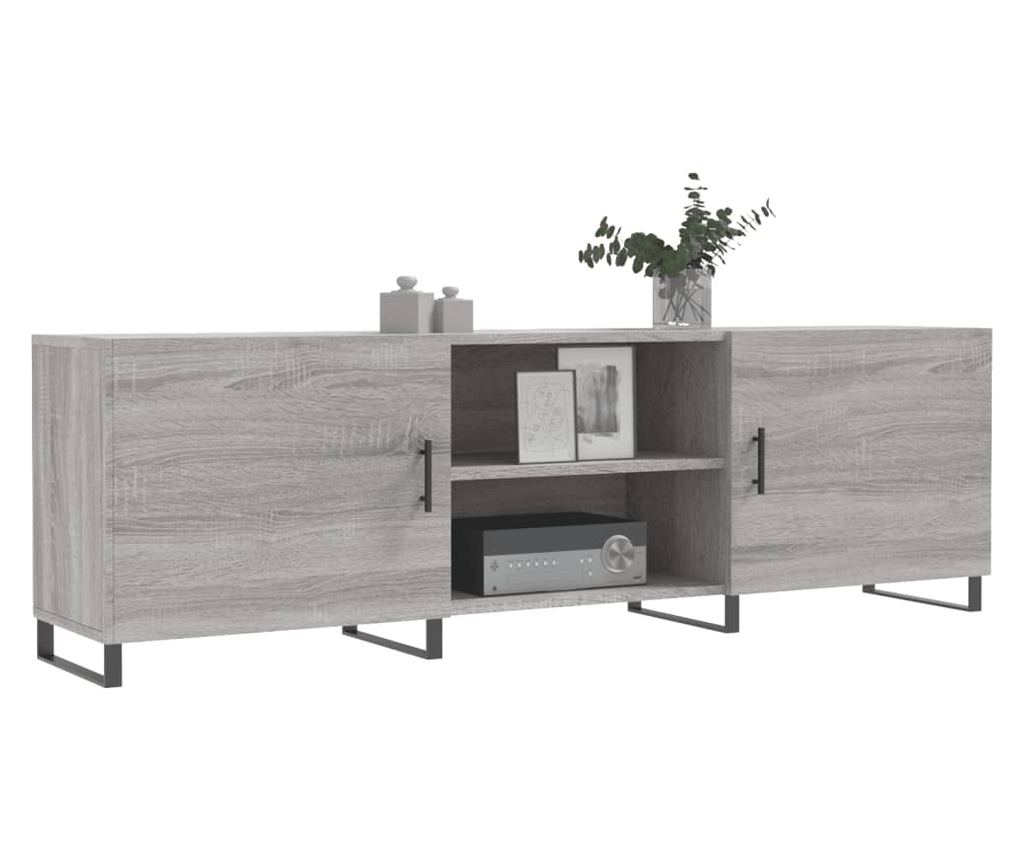 TV Ormarić, Sonoma Siva, 150x30x50 cm, Kompozitno Drvo - 3