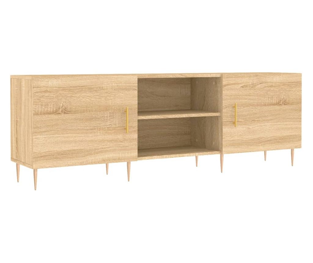 TV komoda, hrast sonoma, 150x30x50 cm, kompozitno drvo - 2