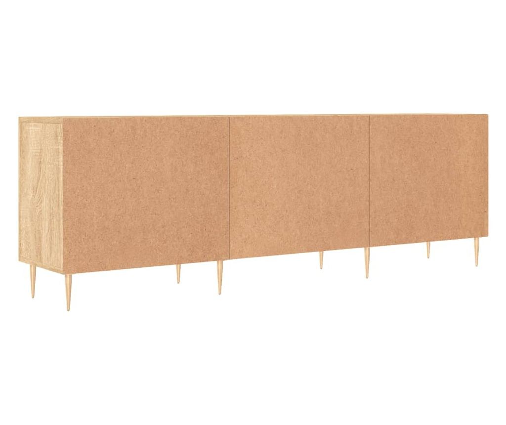 TV komoda, hrast sonoma, 150x30x50 cm, kompozitno drvo - 8