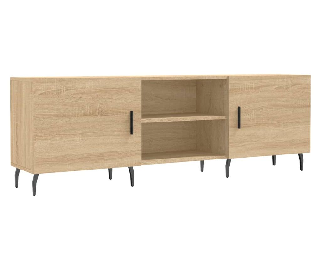TV komoda, hrast sonoma, 150x30x50 cm, kompozitno drvo - 2