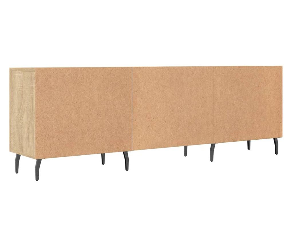 TV komoda, hrast sonoma, 150x30x50 cm, kompozitno drvo - 8