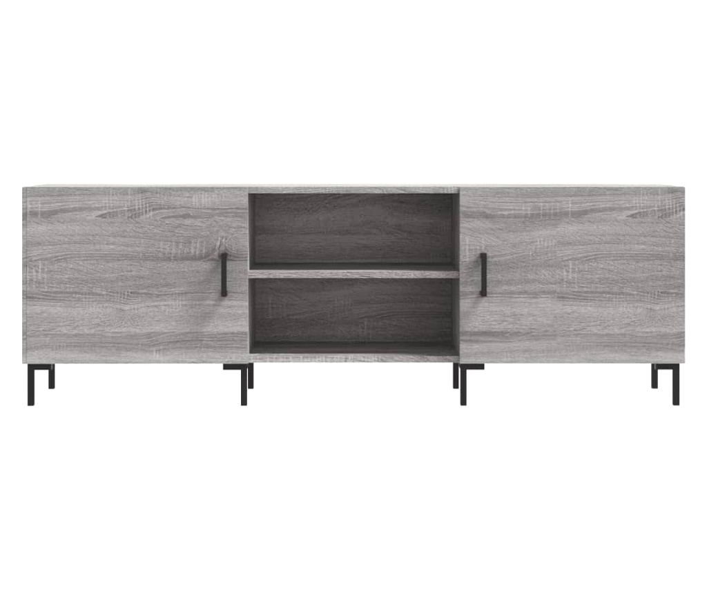 TV komoda, siva sonoma, 150x30x50 cm, kompozitno drvo - 5