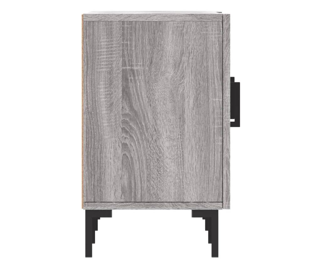TV komoda, siva sonoma, 150x30x50 cm, kompozitno drvo - 7