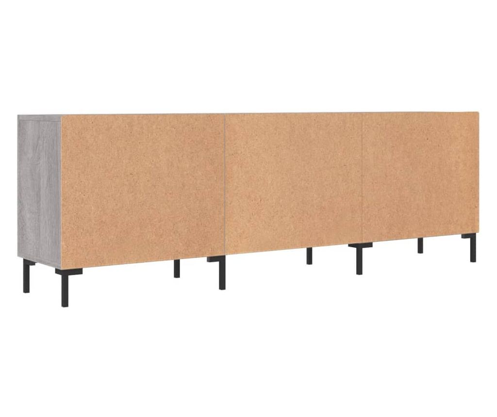 TV komoda, siva sonoma, 150x30x50 cm, kompozitno drvo - 8