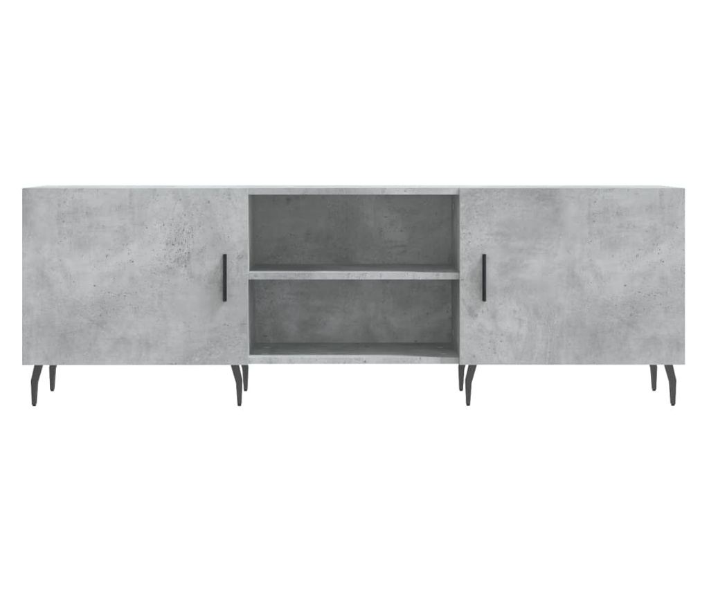 TV komoda, siva beton, 150x30x50 cm, kompozitno drvo - 5
