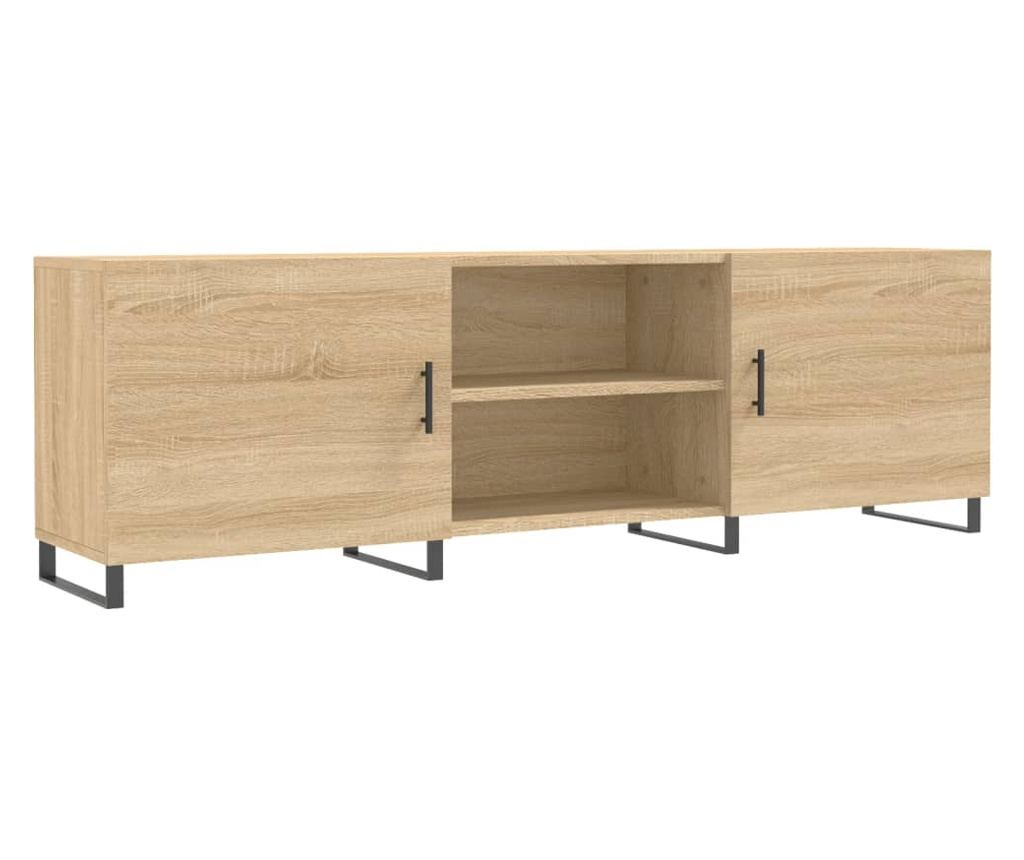 TV komoda, hrast sonoma, 150x30x50 cm, kompozitno drvo - 2