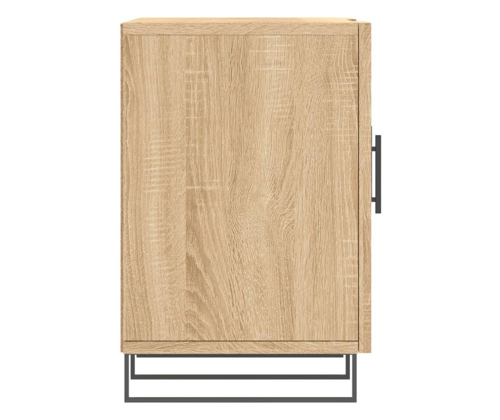 TV komoda, hrast sonoma, 150x30x50 cm, kompozitno drvo - 7