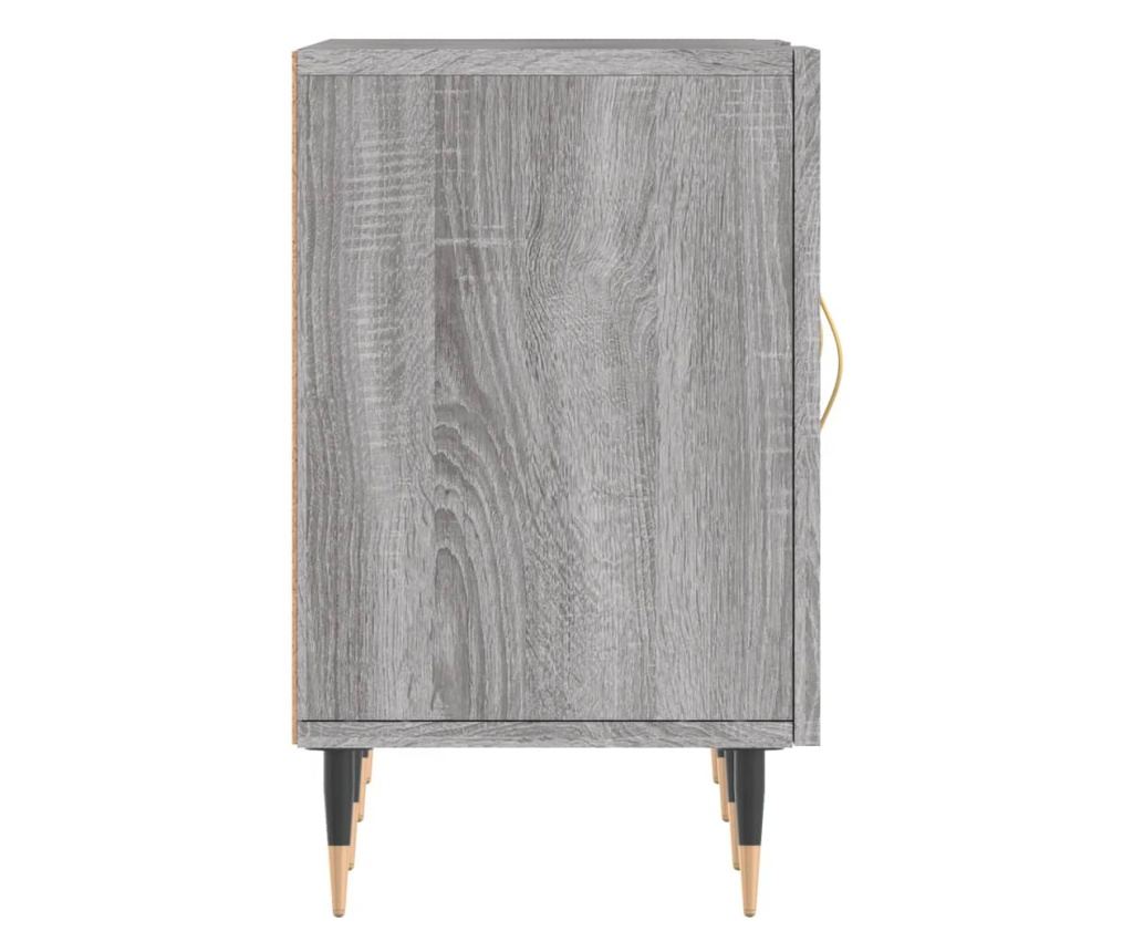 TV komoda, siva sonoma, 150x30x50 cm, kompozitno drvo - 7