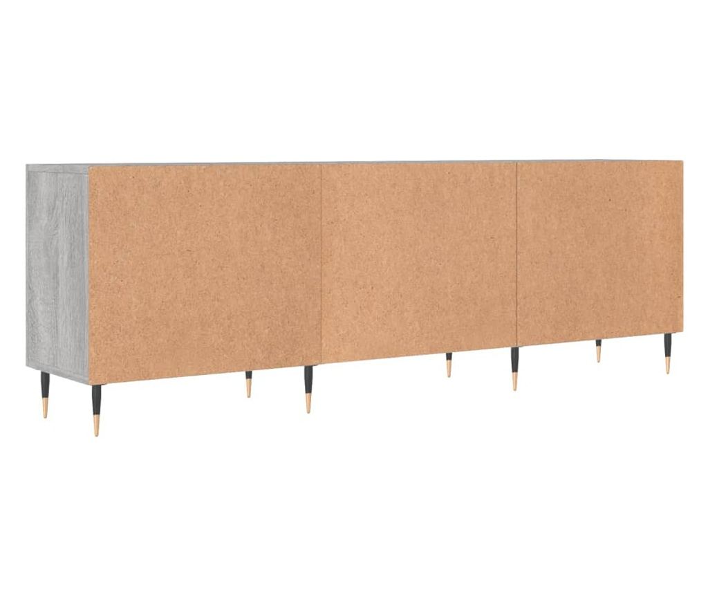 TV komoda, siva sonoma, 150x30x50 cm, kompozitno drvo - 8