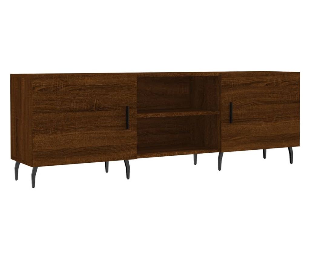 TV komoda, smeđi hrast, 150x30x50 cm, kompozitno drvo - 2