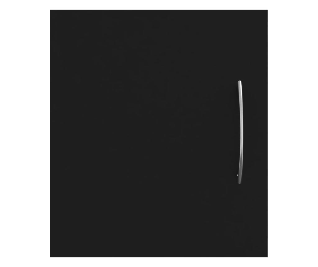 TV Ormarić, crna, 102x30x37,5 cm, Konstruirano drvo - 9