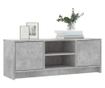 TV Ormarić, Betonsko Siva, 102x30x37,5 cm, Konstruirano Drvo thumbnail 3