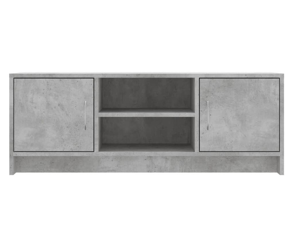 TV Ormarić, Betonsko Siva, 102x30x37,5 cm, Konstruirano Drvo - 5