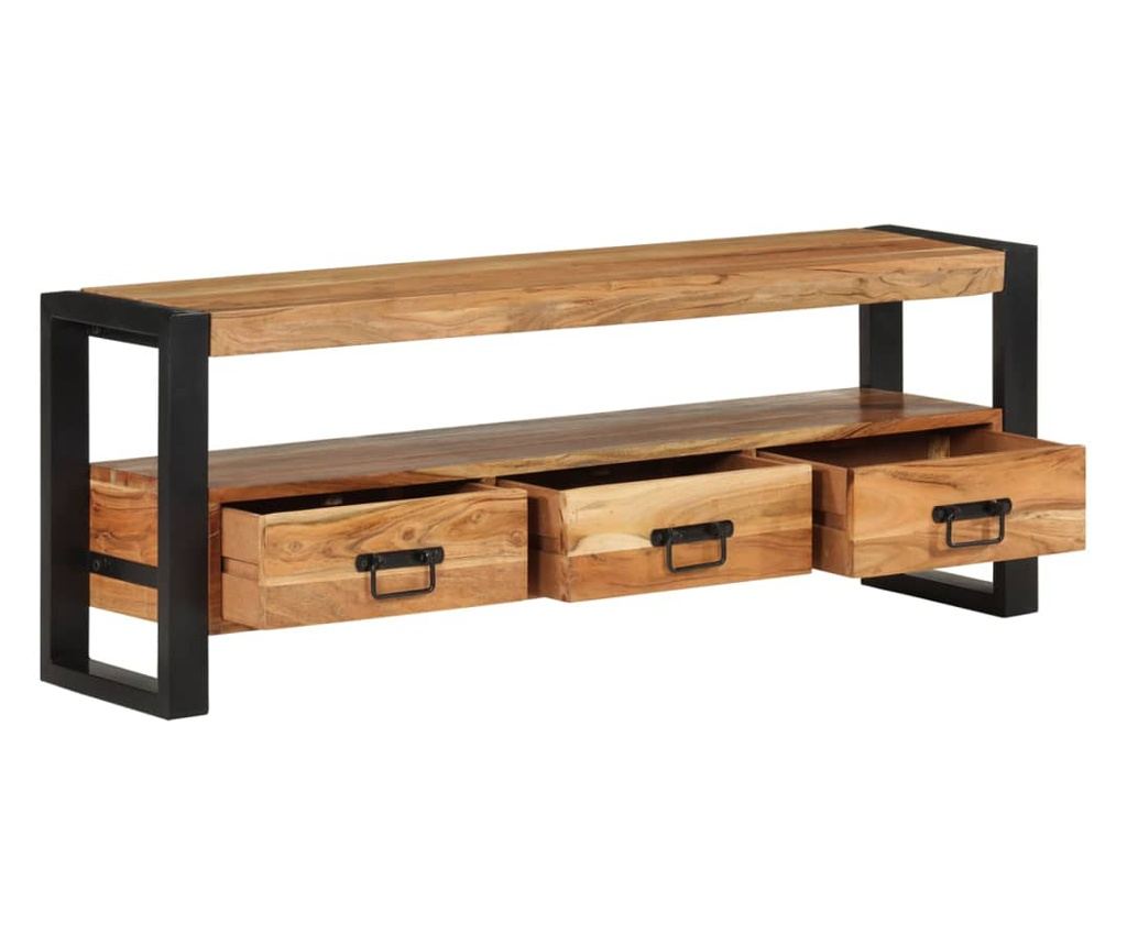 TV Ormarić, 120x30x45 cm, Masivno drvo bagrema - 6