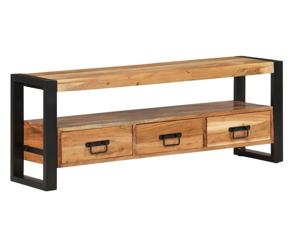TV Ormarić, 120x30x45 cm, Masivno drvo bagrema - 8