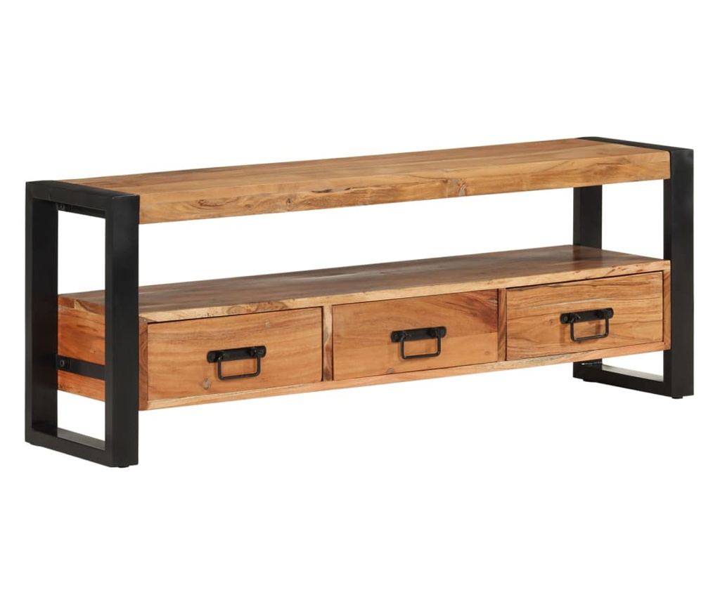 TV Ormarić, 120x30x45 cm, Masivno drvo bagrema - 9