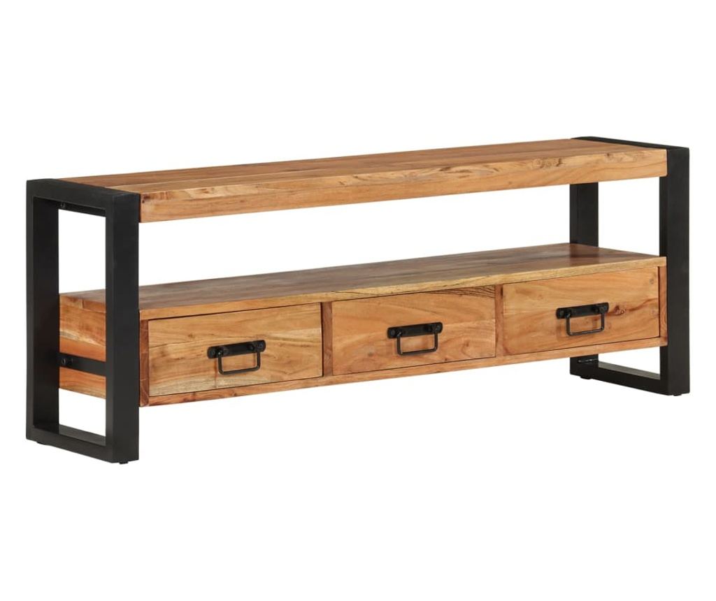 TV Ormarić, 120x30x45 cm, Masivno drvo bagrema - 10