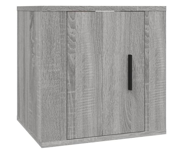 Set dulapuri TV, 2 piese, gri sonoma, lemn prelucrat