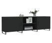 TV komoda, crna, 150x30x50 cm, kompozitno drvo thumbnail 3