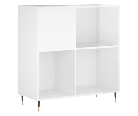 Ormarić za ploče sjajni bijeli 84,5x38x89 cm konstruirano drvo