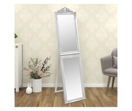 Oglindă de sine stătătoare, argintiu, 40x160 cm