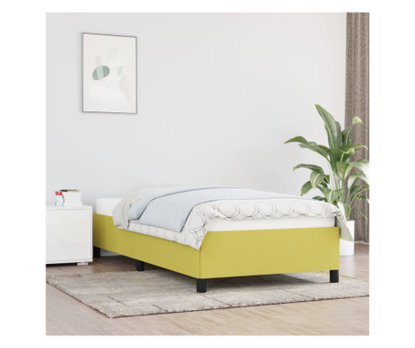 Cadru de pat, verde, 80x200 cm, material textil