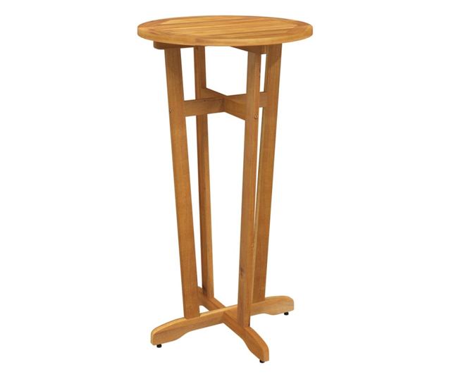 Градински комплект мебели, 5 части, масивно дърво акация