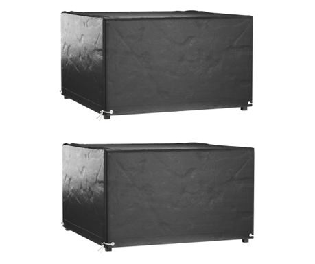 Navlake za vrtni namještaj 2 kom 8 ušica 125x125x75cm kvadratne