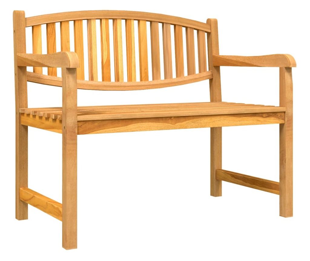 Градински комплект за хранене, масивен тик, 5 части - 7