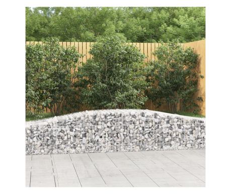 ves gabionkosarak 20 db, 400x50x40/60 cm, horganyzott vas