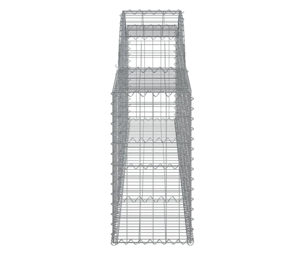 Извити Габиони, 30 бр., 300x30x60/80 см, Поцинкована Стомана - 5