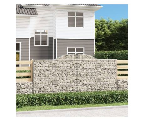 ves gabionkosarak 2 db. 300x50x140/160cm horganyzott vas