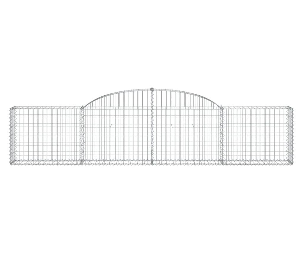 Извити Габиони, 30 бр., 300x30x60/80 см, Поцинкована Стомана - 4