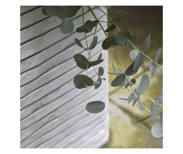 Кашпа Jardiniera Nature Row, цвят слонова кост, 30x30 см, квадратна, KRWI902