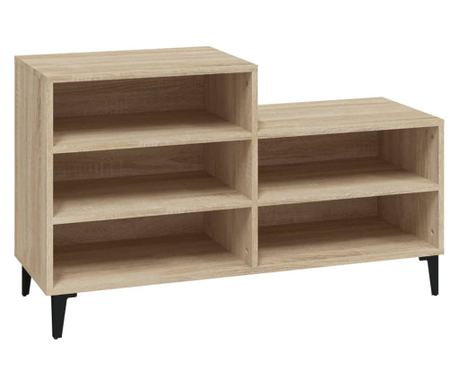 vidaXL Pantofar, stejar sonoma, 102x36x60 cm, lemn prelucrat