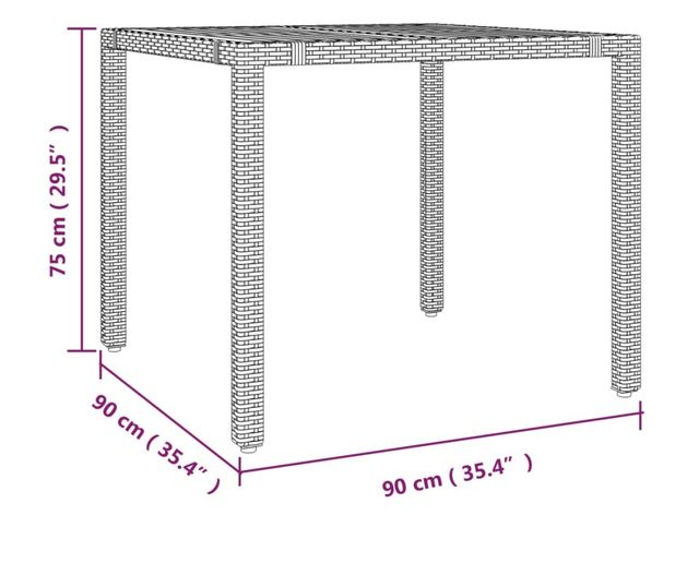 3 rszes fekete polyrattan kerti btor szett prnkkal