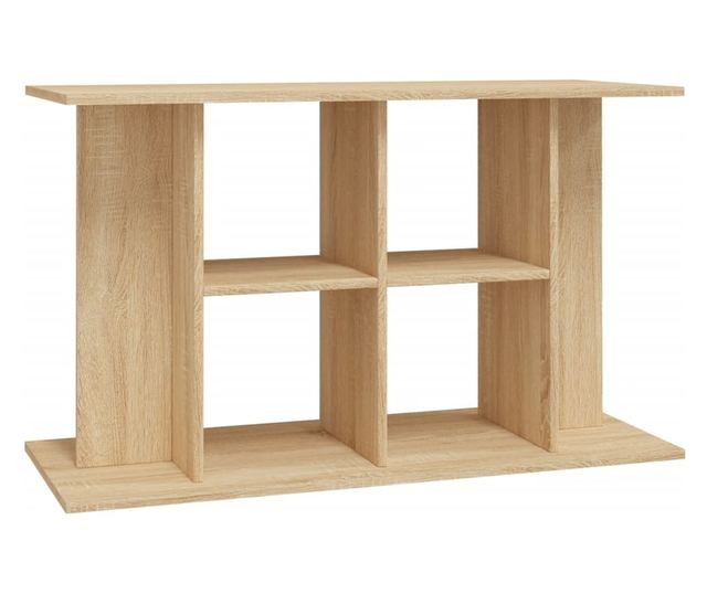 Подпора за аквариум, дъб сонома, 100x40x60 см, обработено дърво