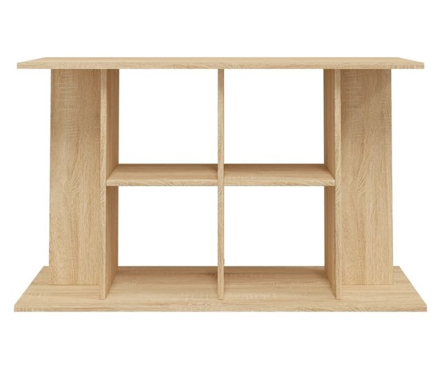 Подпора за аквариум, дъб сонома, 100x40x60 см, обработено дърво