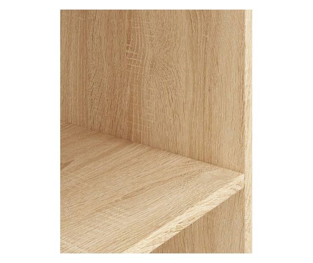 Подпора за аквариум, дъб сонома, 100x40x60 см, обработено дърво
