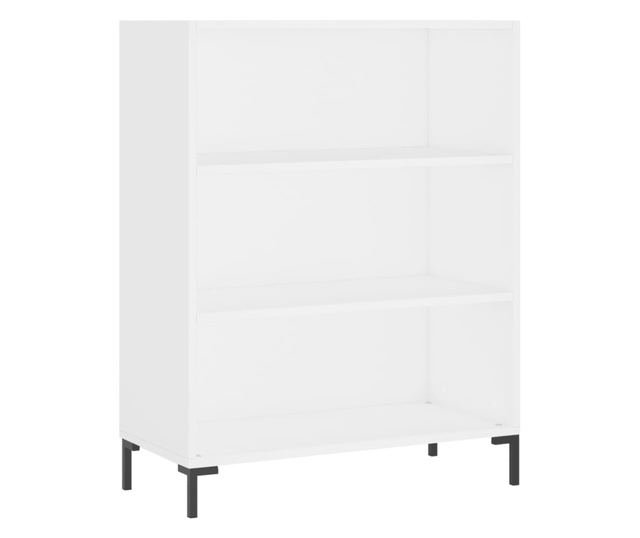 Knyvespolc, fehr, 69,5x32,5x90 cm, kompozit fa