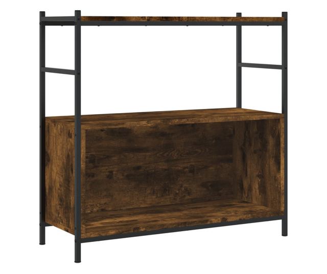 Fstlt tlgy knyvespolc 80x30x78,5 cm feldolgozott fa s vas