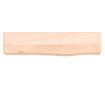 Falra szerelhet polc, 40x10x6 cm, kezeletlen tmr tlgyfa