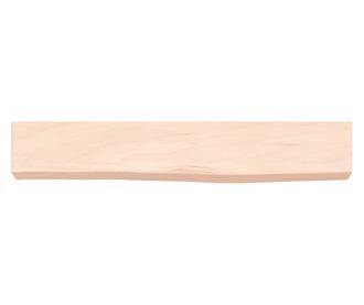 Fali polc, 60x10x6 cm, kezeletlen tmr tlgyfa