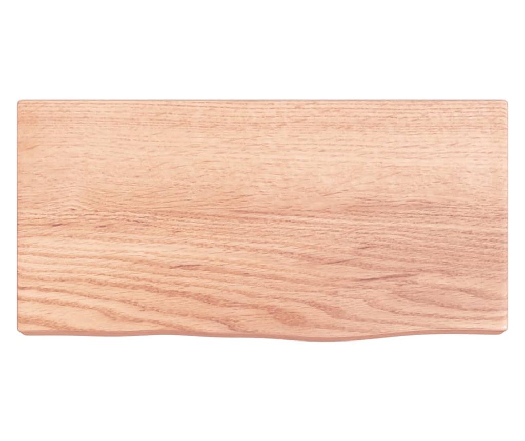 Vilgosbarna fali polc 40x20x4 cm tmr tlgyfbl - 3