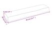 Vilgosbarna fali polc 40x10x4 cm tmr tlgyfbl