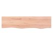 Vilgosbarna fali polc 80x20x6 cm tmr tlgyfbl