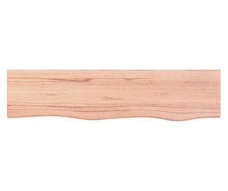 Vilgosbarna fali polc 80x20x6 cm tmr tlgyfbl